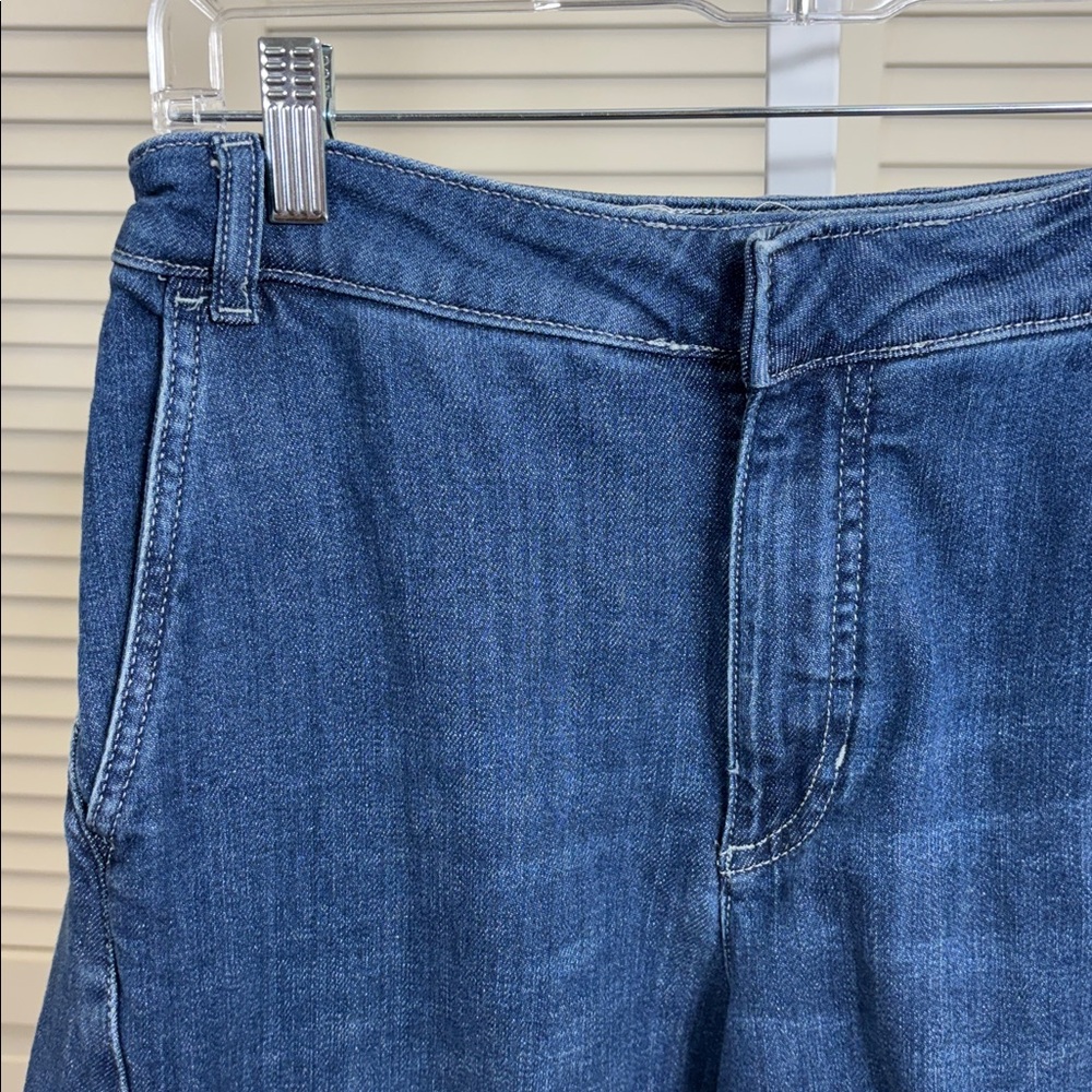 Pilcro Blue Wide Leg Jeans - Picture 7 of 14